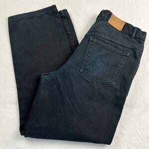 Bear Tag Vintage Men's Baggy Fit Black Jeans Y2K Size 36X31 USA Made